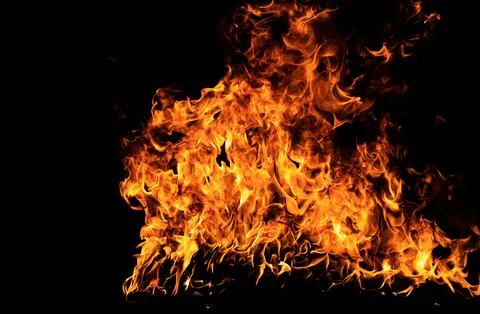 Fire flame motion pattern abstract texture. Burning fire, flame overlay Stock Photos