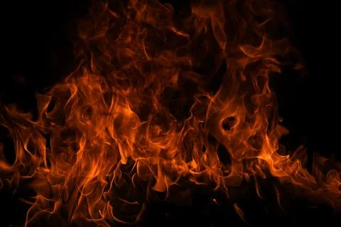 Fire flame motion pattern abstract texture. Burning fire, flame overlay Stock Photos