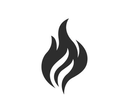 Fire flame nature logo and symbols icons template 스톡 일러스트