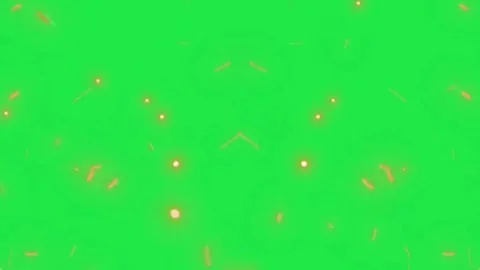 Fire Flame Particle Animation Green Screen 스톡 동영상 303447974