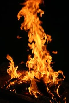 Fire flame pattern Stock Photos