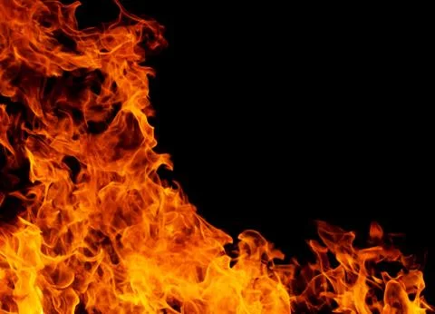 Fire flame Stock Photos