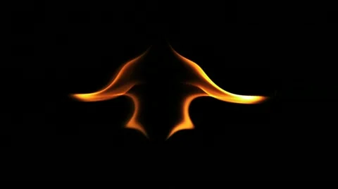 Fire flame, Slow Motion Stock Footage 12350837