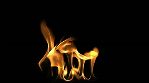 Fire flame, Slow Motion Stock Footage 12350973