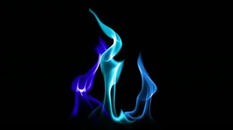 Fire flame, Slow Motion Stock Footage 12351034