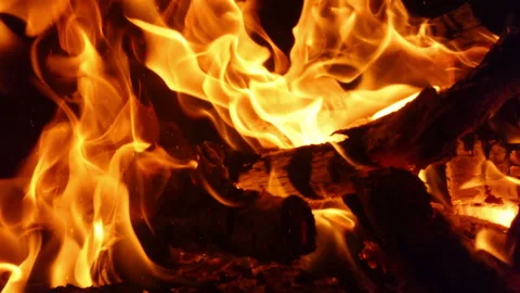 Fire flame slow motion Stock Footage 148321869