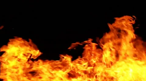 Fire flame slowmotion background 2 Stock Footage 60600102
