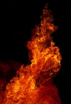 Fire flame texture background Stock Photos