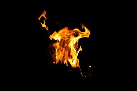 Fire flame texture. Burning material backdrop. Burn effect pattern. Blaze a.. Stock Photos