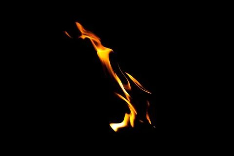 Fire flame texture. Burning material backdrop. Burn effect pattern. Blaze a.. Stock Photos