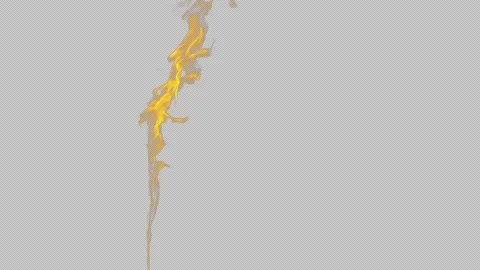 Fire flame on transparent background. Alpha channel Video stock 276572351