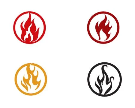 Fire flame vector illustration design Illustrazione stock