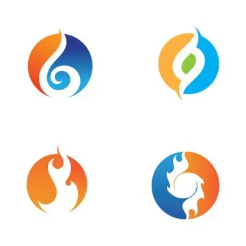 Fire flame vector illustration design Stock Illustration