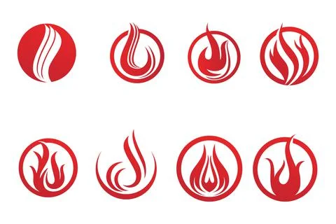 Fire flame vector illustration design Stock Illustration