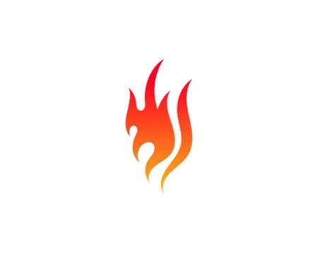 Fire flame vector illustration Stock Illustration