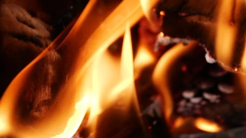 Fire flames 4K Stock Footage 115903877