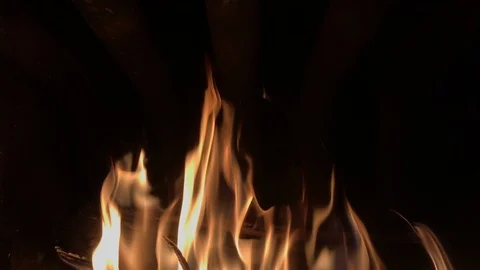 Fire Flames Background Stock Footage 87719931