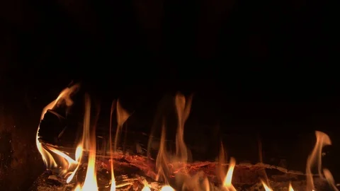 Fire Flames Background Stock Footage 87719960
