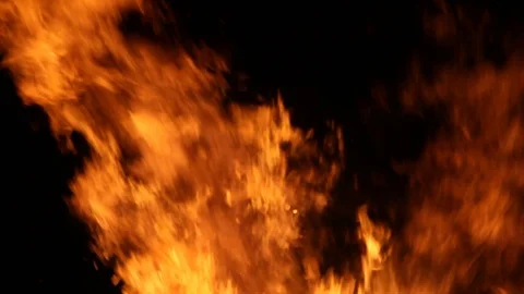 Fire flames background Stock Footage 122803443