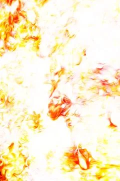 Fire flames background, LAVA structure. Computer collage. Earth Concept Illustrazione stock