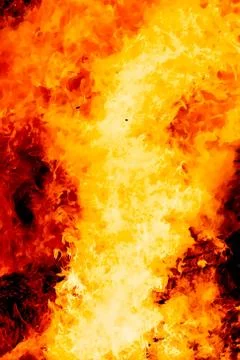 Fire flames background. Original flame and graphic effect. Stock Illustration