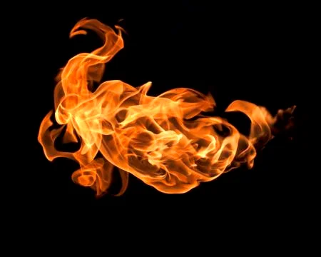 Fire flames background Stock Photos