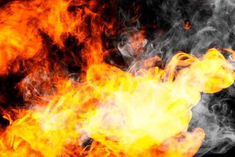 Fire flames background. Stock-Fotos