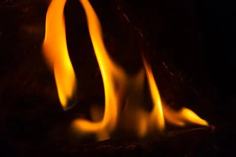 Fire flames background Stock Photos