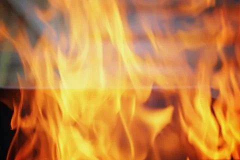 Fire flames background Foto stock