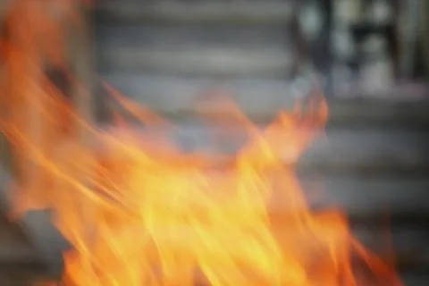 Fire flames background Stock Photos