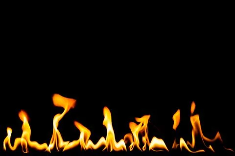 Fire flames background Stock Photos