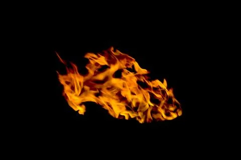 Fire flames background Stock Photos