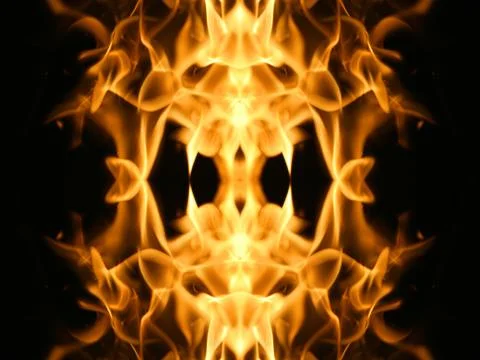 Fire flames background texture Foto stock
