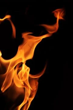 Fire flames background texture Foto stock