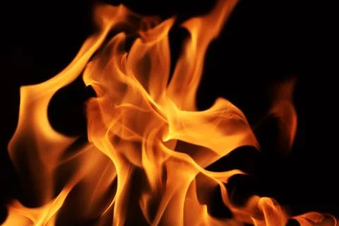 Fire flames background texture Foto stock