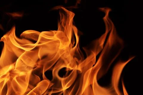 Fire flames background texture Stock Photos