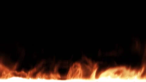 Fire flames in a barbecue grille Stock Footage 139992779