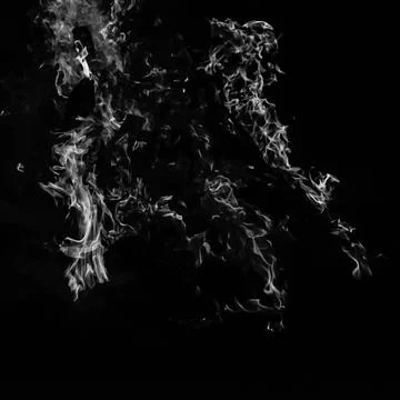 Fire flames on black background, Blaze fire flame texture background, Beautif Foto stock
