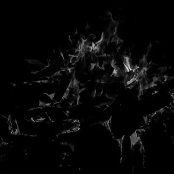 Fire flames on black background, Blaze fire flame texture background, Beautif Foto stock