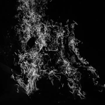 Fire flames on black background, Blaze fire flame texture background, Beautif 스톡 사진