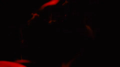 Fire. The flames on a black background. Stock Footage 67611426