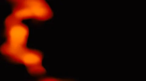 Fire. The flames on a black background. Stock Footage 67612398
