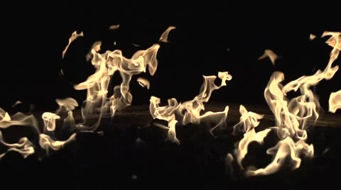 Fire Flames Burning Coals Slow Motion 240 fps Vídeos de archivo 41459375