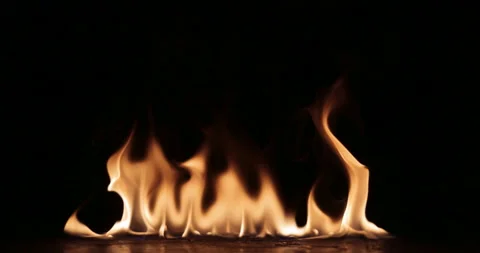Fire Flames On The Floor Stock Footage 161433680