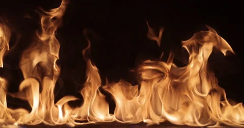 Fire Flames On The Floor Stock Footage 161441280