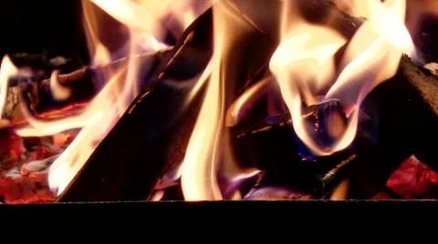 Fire flames Video stock 43070719