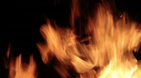 Fire flames Stock Footage 61190997