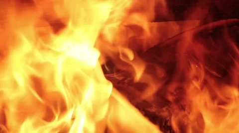 Fire flames Stock Footage 61191178