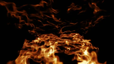 Fire Flames Stock Footage 104814023
