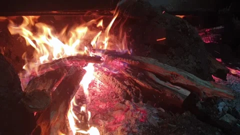 Fire flames Stock Footage 309757539